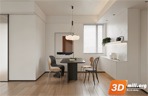 Dining Table Set Skp Files